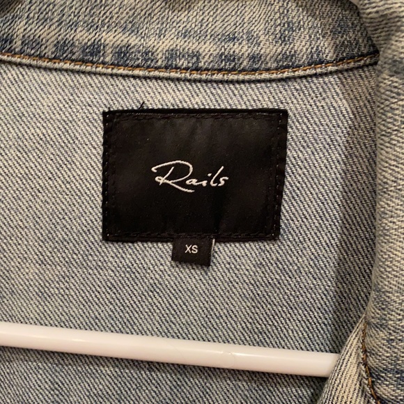 Rails Knox distressed denim jacket - Picture 4 of 5